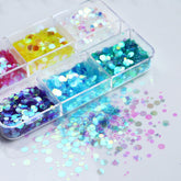 Dazzling Aurora Round Sequins - 6 Grids